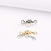 Tiparts 10 Pcs Strong Magnetic Lobster Clasps Jewelry Clasps Converter for Jewelry Necklace Bracelet,Round Edge (Silver)