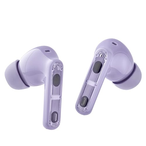 Écouteurs sans fil Intenso Buds Plus T313AE violet avec réduction active du bruit ANC