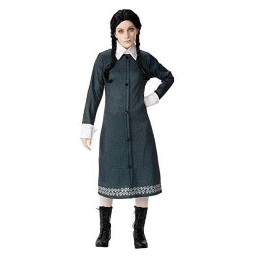 Rubie's Addams familj animerad film kvinnors onsdagskostym, som visas, liten