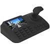 PTZ Camera Controller, 5 Inch HD Display, 3D Joystick, Network Camera Control Keyboard, Compatible with Most IP Cameras, Simple Operation, Versatile Application (US Plug AC100 to