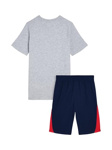 Image of PUMA Kids Graphic T-Shirt & Fleece Short Set (Toddler)