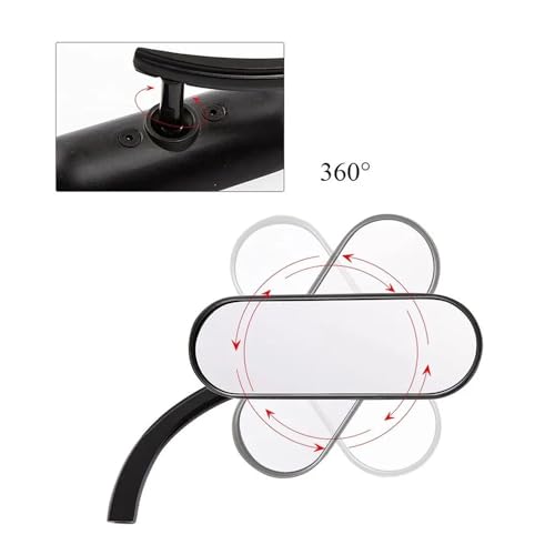 Espejos Harley M10/8 cromados para rutas largas en Electra Glide y Dyna 4