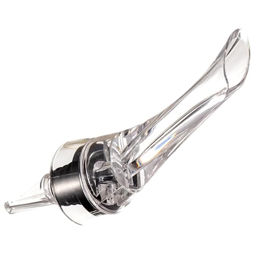 Vertedor decantador de vino: aireador líquido portátil, boquilla acrílica transparente, infusor de oxígeno instantáneo | Herramienta de barra profesional para restaurantes, fiestas en casa, experienci