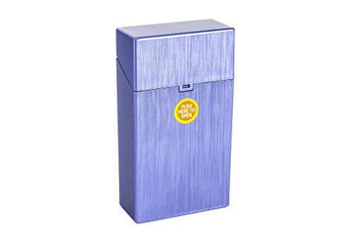 Zigarettenbox Metall Mit Magnetverschluss - XL Box Für 30er Schachteln Schwarz