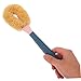 PLAFOPE Household Coconut Fibre Pot Brush Long Handle Dish Cleaning Tool for Effortless Kitchen Scrubbing Durable and Portable Design for All Dishwashing Needs Dark Blue