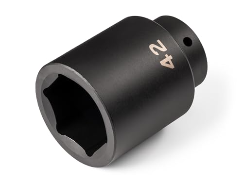 Image of TEKTON 1 /2 Inch Drive x 42 mm Deep 6-Point Impact Socket | SID23142