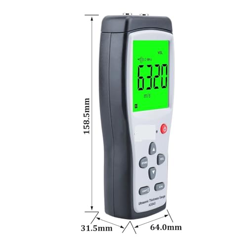 Medidor de espesor digital ultrasónico AS840 miniatura 4