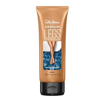 Sally Hansen Airbrush Legs, Leg Makeup, Medium, Easy Application, Flawless Looking Legs, Water Resistant, Transfer Proof Lotion