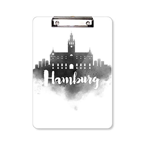 Porte-bloc A4 Hambourg cadeau culturel original pour amateurs d'architecture
