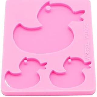 Resin Mold Duck Family Keychain Mold,Duck Family Shape Silicone Mold,Duck Family Mold, Duck Family Resin Mold, Duck Family Mould,Duck Family Chocolate Mold,Duck Family
