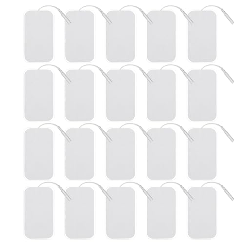 Vegena 20 almohadillas de electrodos, almohadillas grandes de ele...