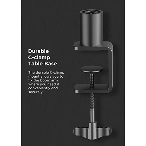 Saramonic SR-HC5 | Premium Two-Section Broadcast Studio Microphone Suspension Mount with Locking Sections and Hide-Away Cable Management by Saramonic - Image 8