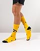 TCK Iowa Hawkeyes Mayhem Crew Socks (Gold/Black, Large) #2