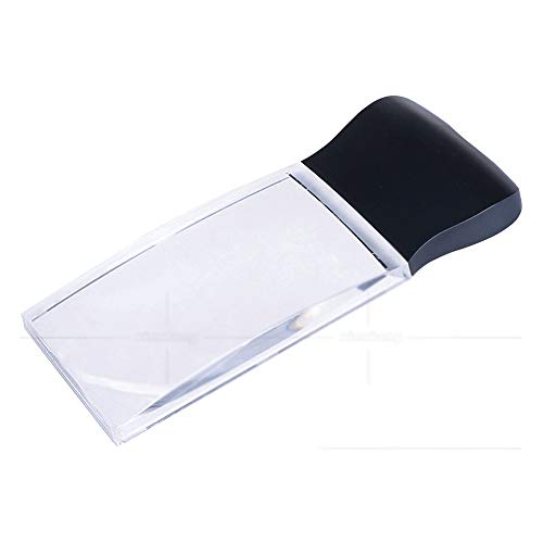 Loupe de lecture rectangulaire pliable et légère FANDIAO pour livre