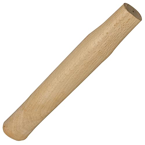 Dapetz ® Club Hammer Handle - 255mm (10) Replacement Beech Hardwood Lump Hammer Premium Knot-Free Beech with Turned and Sanded Traditional Pattern Handle