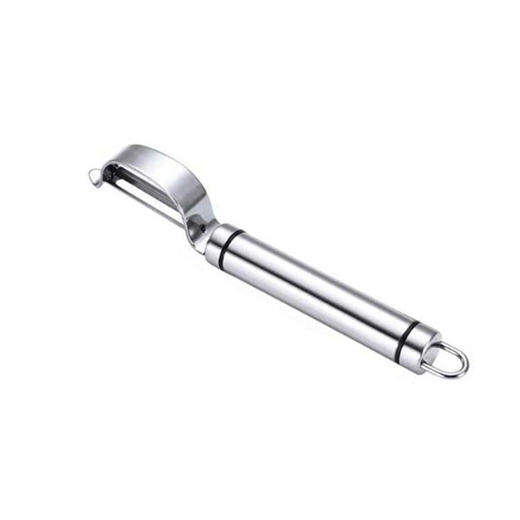 JFDBGU Stainless Steel Fruit Potato Peeler Sharp Vegetable Tool Metal Carrot Peeler(B)