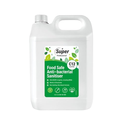Food Safe Anti-Bacterial Sanitiser C12, 5 Litre