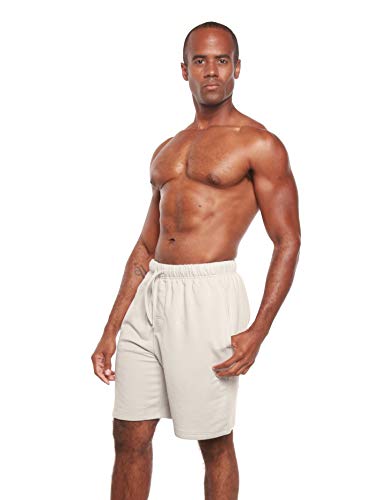 Spun Bamboo Men's Bamboo Viscose Soft Fleece Lounge Shorts