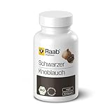 Raab Vitalfood® Bio Schwarzer Knoblauch Kapseln (50 Stück) - mit S-Allylcystein (SAC) aus Schwarzem Knoblauch Pulver aus Spanien, Bio, ohne Zusatzstoffe, Geschmacks- und Geruchsneutral