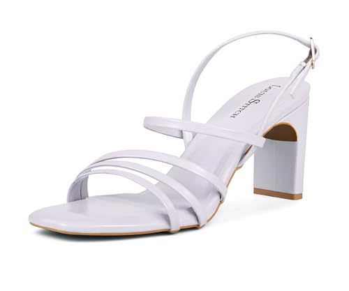 Sandales à talon carré pour femme chaussure d'été confortable LSOF-LDBH-AC