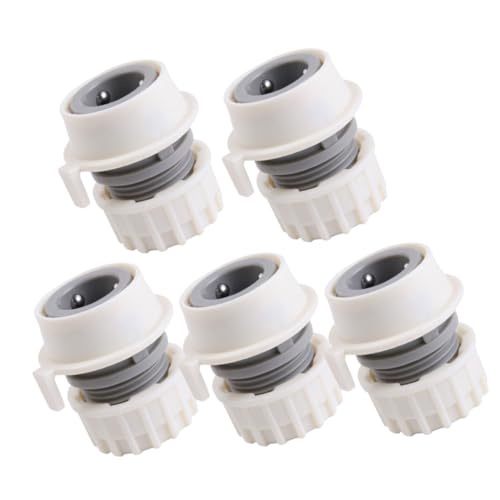 Happyyami 5個 洗濯機蛇口用アダプター 蛇口コネクタ ホースジョイント 防水 耐摩耗 プラスチック製 取付簡単 洗濯機 食器洗浄機 キッチン水栓