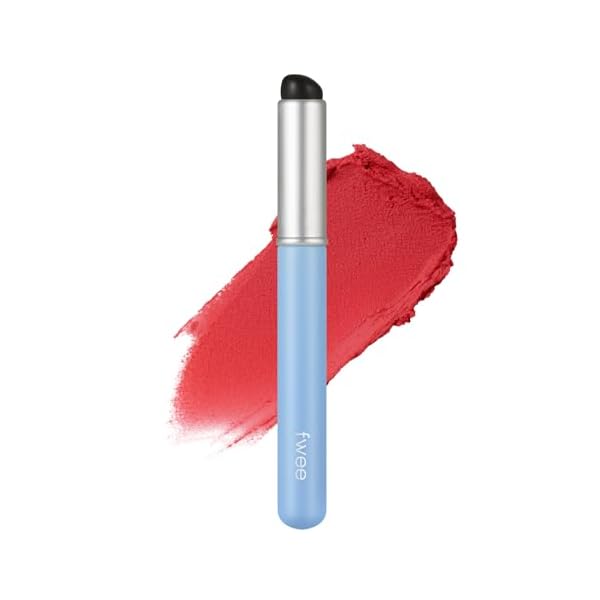 fwee Silicone Finger Lip Brush | Multi-Purpose Makeup Blending Brush with Blue Cap