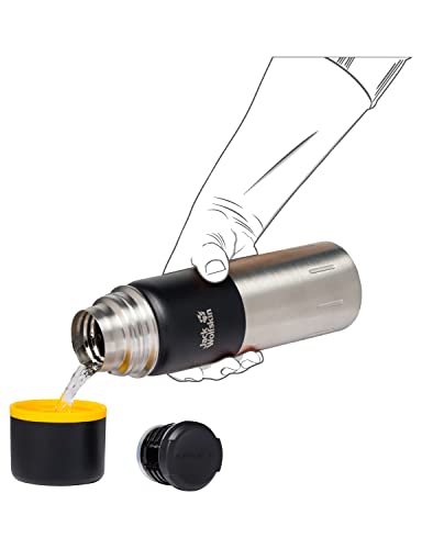 Foto von Jack Wolfskin Unisex – Erwachsene Kolima Thermosflasche, Black, One Size