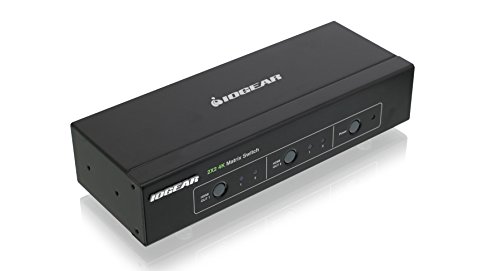 IOGEAR 2x2 Matrix Switch with 4K HDMI and RS-232 (TAA) (GHMS8422)