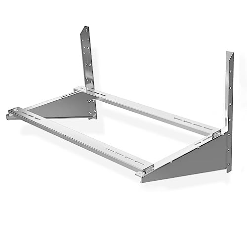 NALsa Air Conditioner Brackets, 304 Stainless Steel Brackets Mini Split Stand, Outdoor Wall Mounting Bracket for Condenser Ductless Air Conditioner Heat Pump & HVAC Systems