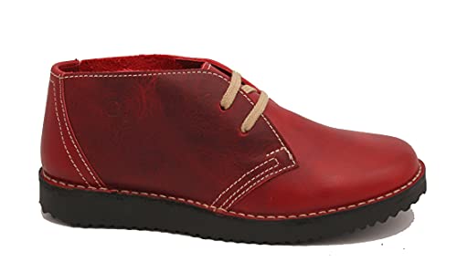 Desert boots Oxygen Dresden rouge en taille 38 pour femme
