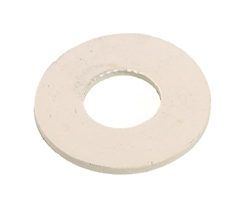 B&P Lamp® White Rubber Washers, 1 1/4
