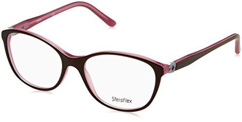 Sferoflex 0Sf1548, Damskie oprawki do okularów, Brązowy (Top Plum On Opal In Pink), 52
