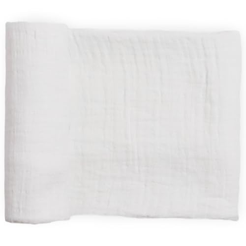 Image of Little Unicorn Muslin Swaddle Blanket for Newborns & Infants | Soft & Breathable Fabric | Baby Blanket for Swaddling, Nursing, Shower Gifts (White)