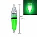 Edearkar 8-Pack Underwater Light Green Color 4.73 inch Deep Drop LED Light Waterproof Flashing Fishing Light Attractive Light Bait Lure Lamp