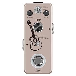 ISET Acoustic Simulator Guitar Effect Pedal For Electrical Guitar Bass True Bypass - Les Beatles, Paul McCartney, John Lennon, RIngo Starr, George Harrison