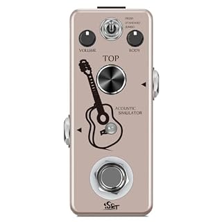ISET Acoustic Simulator Guitar Effect Pedal For Electrical Guitar Bass True Bypass - Les Beatles, Paul McCartney, John Lennon, RIngo Starr, George Harrison