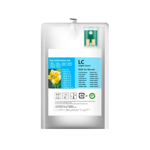 Sac sublimation SB610 2L avec puce pour des dégradés fluides Mimaki TS55