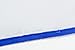 COMPUTER DUST SOLUTIONS Keyboard Dust Cover, Covers Large Size PC Keyboards, Silky Smooth Antistatic Vinyl, Translucent Coconut Cream Color with Blue Trim, (20W x2H x9D)