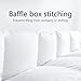 TEXARTIST Premium 2100 Series Queen Comforter All Season Breathable White Comforter Soft 4D Spiral Fiber Quilted Down Alternative Duvet Insert with Corner Tabs Luxury Hotel Style (88