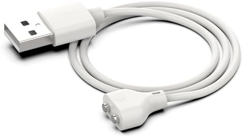 hafiuege Magnetic USB to DC Charger Cable Compatible with Wireless Massager, Universal Vibrator Charger, Electric Toothbrush Replacement Charging Cord (Contact spacing 7mm, magnet diameter 3mm)