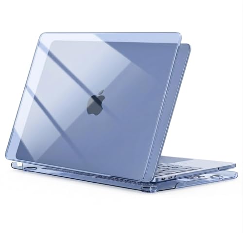 Image of Saco MacBook Neo Case Compatible with 13 inch 2026 Release Model A3404 with A18 Pro Chip, Precision Fit Crack & Scratch Resistant Protective Hard Shell Case Cover, Crystal Indigo