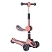 GUOYIHUA Scooter per Bambini, 3 in 1 Monopattino con 2 Ruote Illuminate, luci Musicali e posti a Sedere, Monopattino Pieghevole per 3-8 Anni, Natale o la Festa dei Bambini