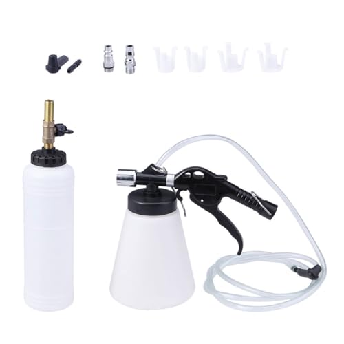 TOGEVAL Kit Spurgo Liquido Freni Auto Professionale con Compressore Attrezzatura per Sostituzione Rapida Olio Freni DOT capacità Grande Adatto per Camion e Veicoli Operazione Semplice con