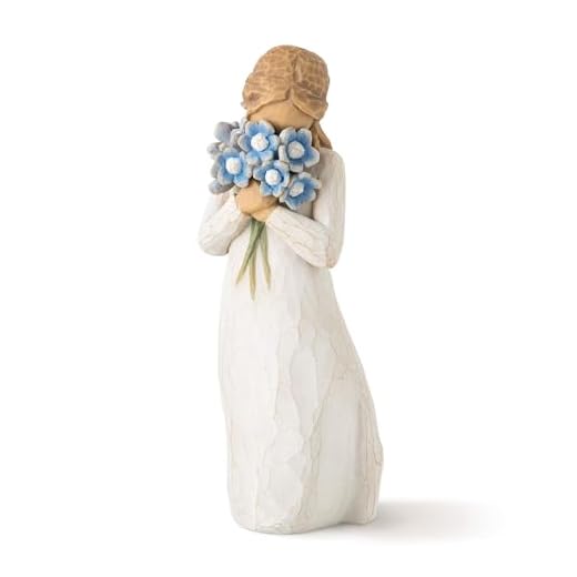 Willow Tree 26454 figur glöm inte mig, 3,8 x 3,8 x 12,7 cm