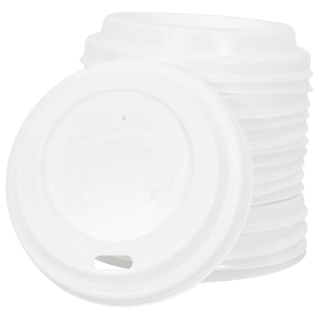1000 bicchieri di carta da 120 ml, con coperchio, usa e getta, multicolore, per caffè, tè, bevande, feste, ufficio