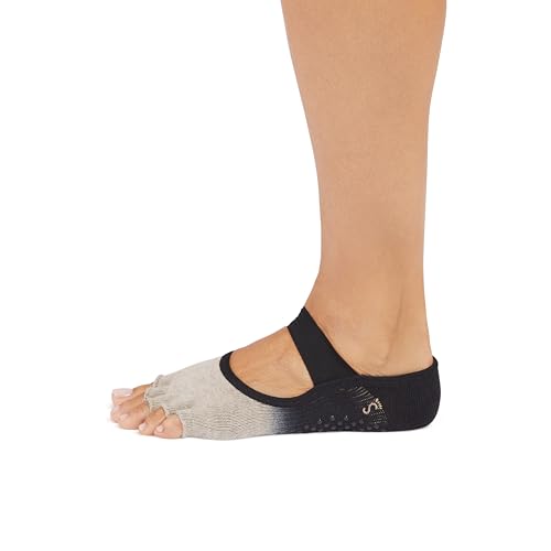 toesox Grip Pilates Barre Socks – Non-Slip Mia Half Toe for Yoga & Ballet3