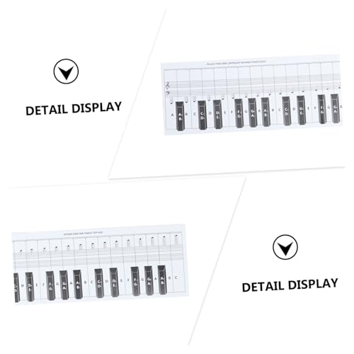 DRESSOOS 1 PC 88 Schéma Du Clavier De Piano Claviers Électroniques Tapis De Pratique Du Piano Claviers De Musique Étiquettes De Clavier De Piano À Main Grip Affiche D’Accords De Guitare - Les Beatles, Paul McCartney, John Lennon, RIngo Starr, George Harrison DRESSOOS 1 PC 88 Schéma Du Clavier De Piano Claviers Électroniques Tapis De Pratique Du Piano Claviers De Musique Étiquettes De Clavier De Piano À Main Grip Affiche D'Accords De Guitare – Image 7