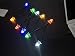 YAGE TALE LED Christmas tree shaped USB charging cable USB and Bulb Charger LED Christmas light 50inch 10LED multicolor compatible with phone 5 5s 6 6plus 6s 6s plus 7 7plus 8 8plus X XR XS XS Max etc