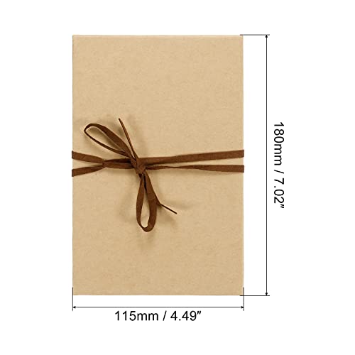 Patikil Scrapbook Album, 2Pcs 5 Inch Scrapbook Photo Album, Guest Book Diy Memory Book With 15 Black Pages, For Christmas Anniversary Birthday Gift ,Black #TOP1