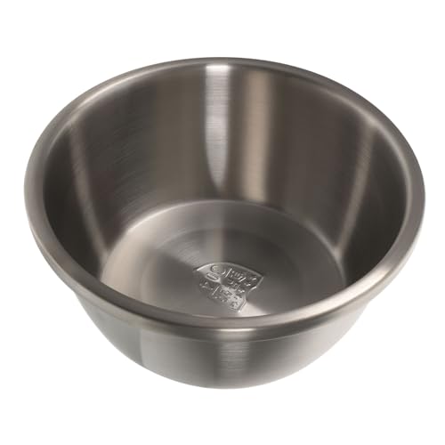 Bowl de acero inoxidable redondo para cocina miniatura 1